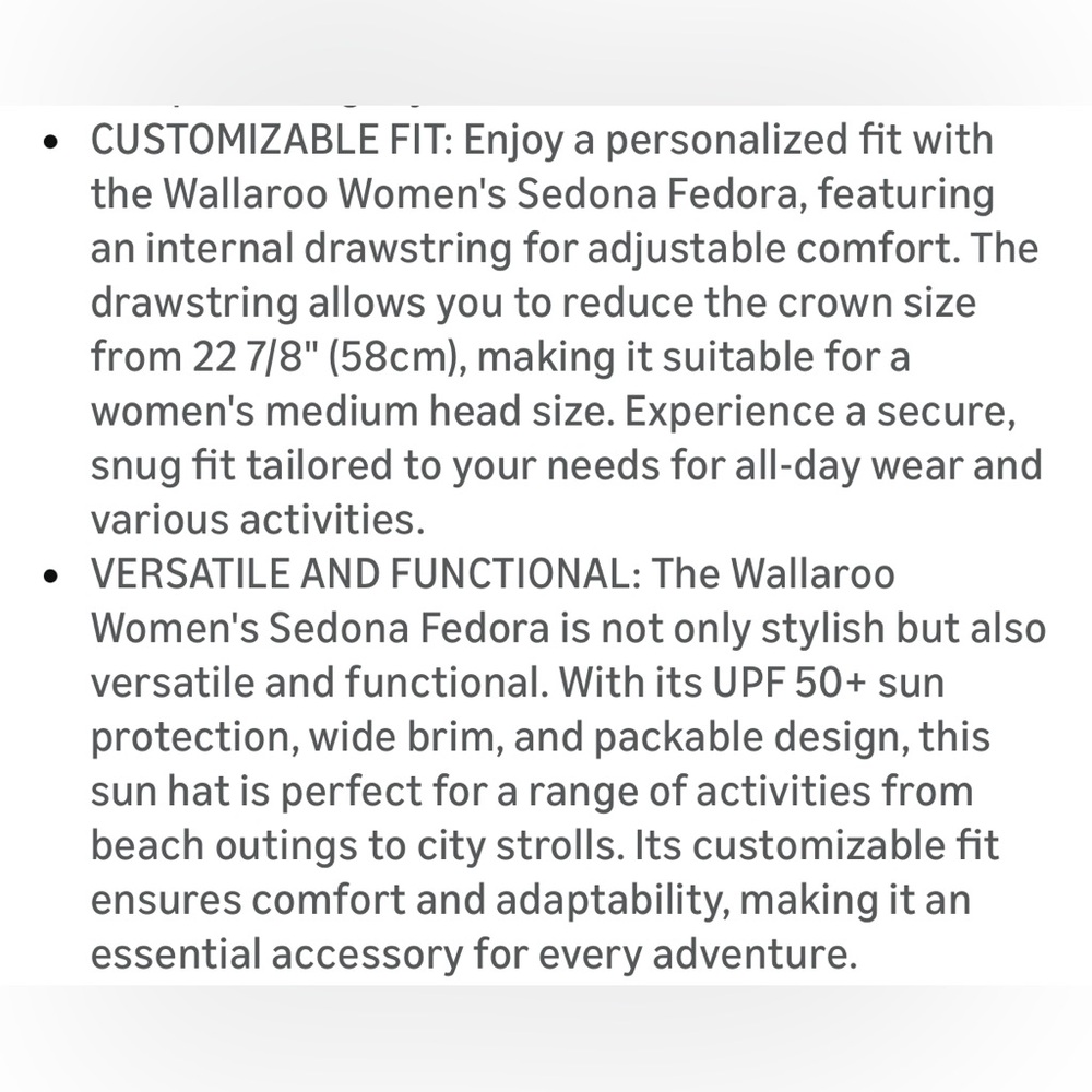 Wallaroo Adjustable Straw Hat - image 8